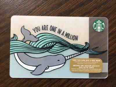 Canada Series Starbucks "YOU ARE ONE IN A MILLION 2015" Gift Card - New No Value - Sold on eBay May, 10th 2019 for $3.75