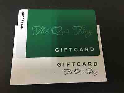 Starbucks Vietnam 2017 The Qua Tang gift card with folder - Sold on eBay May, 9th 2019 for $9.99