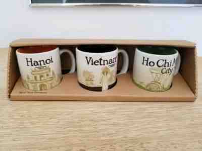 Starbucks Vietnam, Hanoi And Ho Chi Minh Demitasse Mug Set, 3 oz. New! - Sold on eBay May, 1st 2019 for $29.99