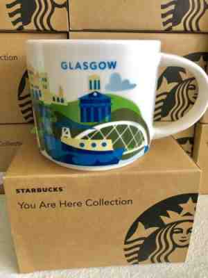 Starbucks Glasgow Mug YAH Scotland UK Bridge Clyde Coffee Cup You Are Here New - Sold on eBay May, 7th 2019 for $43.00