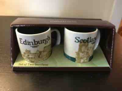 Starbucks Scotland and Edinburgh 3 oz. Demitasse Cups Set - Sold on eBay May, 7th 2019 for $35.00