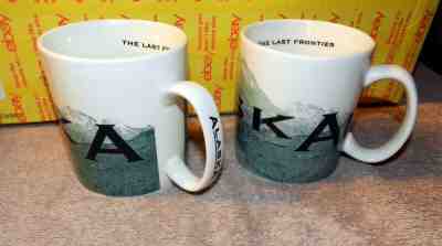 2005 Starbucks Alaska Mug Skyline Series One GET TWO MUGS Free Shipped - Sold on eBay May, 1st 2019 for $34.20