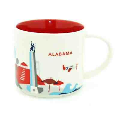 Starbucks Alabama You Are Here Collection Mug  2014 RETIRED PreOwned - Sold on eBay May, 10th 2019 for $13.00