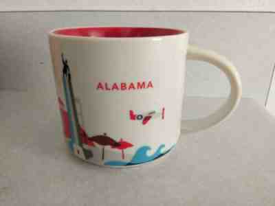 Starbucks Alabama you Are Here Coffee Mug Cup 14 Oz Collection 2016 - Sold on eBay May, 9th 2019 for $8.07
