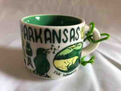 Starbucks Been There Across The Globe Arkansas State Ornament 2 oz Demi Cup - Sold on eBay May, 7th 2019 for $20.00