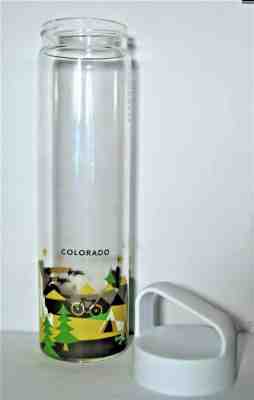 2016 Starbucks Glass WATER BOTTLE ~ COLORADO ~   " You Are Here " Collection  - Sold on eBay May, 6th 2019 for $18.49
