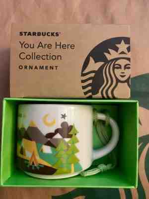 Starbucks Ornament Cup YAH COLORADO You Are Here 2oz Espresso Mini Mug Demitasse - Sold on eBay May, 6th 2019 for $16.95