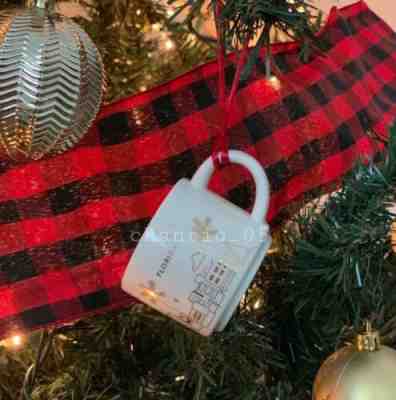 Starbucks 2014 YAH You are Here Christmas Ornament FLORIDA  - Sold on eBay May, 10th 2019 for $14.00