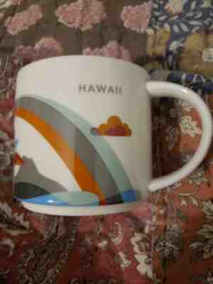 Starbucks Hawaii You Are Here Coffee Mug Cup 14 Oz Collection 2013 - Sold on eBay May, 11th 2019 for $10.00
