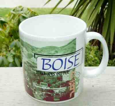 Starbucks Coffee 1999 City of BOISE Mug Idaho Bogus Basin, High Tech, Hyde Park - Sold on eBay Apr, 26th 2019 for $14.95