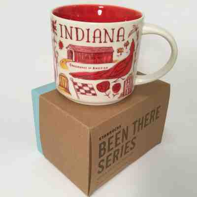 Starbucks New Coffee Mug "Been There Series" Indiana 14oz New Box - Sold on eBay Mar, 3rd 2019 for $13.00