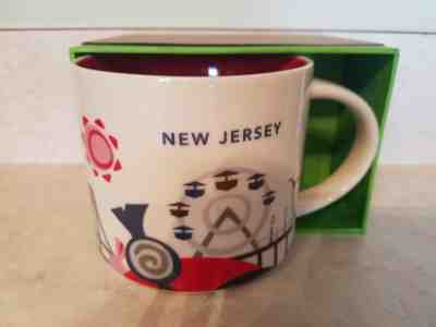 Starbucks New Jersey YAH You Are Here 14oz Mug DISCONTINUED - NEW IN BOX - Sold on eBay Apr, 27th 2019 for $18.95