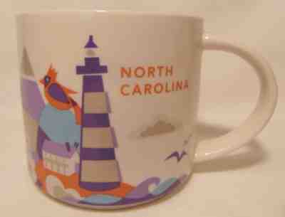 NORTH CAROLINA Starbucks You Are Here Collection NEW Coffee Mug 14 oz YAH NC  - Sold on eBay May, 7th 2019 for $19.99