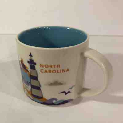 North Carolina Starbucks Coffee Ceramic Mug 2015 You Are Here Collection - Sold on eBay May, 6th 2019 for $8.50