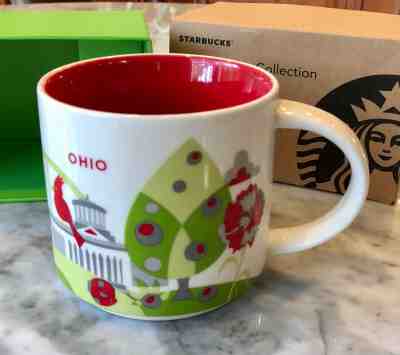 Starbucks Ohio You are Here YAH Collector Mug ~ 14 Oz MIB ~ Mint in Box - Sold on eBay May, 4th 2019 for $23.80
