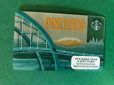 Portland City Oregon Starbucks Coffee Gift Card United States No Value - Sold on eBay May, 6th 2019 for $3.00