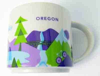 Starbucks Coffee Mug OREGON "You Are Here Collection" YAH 2015 New in Box - Sold on eBay May, 5th 2019 for $19.95