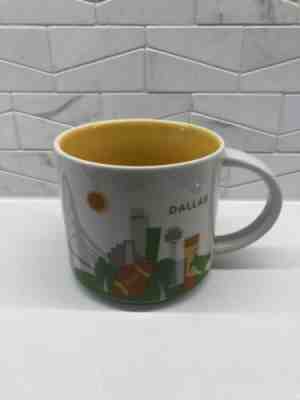 STARBUCKS YOU ARE HERE DALLAS COFFEE MUG CUP TEXAS STATE COLLECTIBLE 14 OZ. - Sold on eBay Apr, 7th 2019 for $17.99