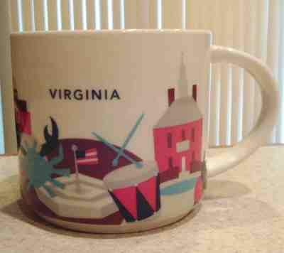 Starbucks 14oz 2015 Virginia You Are Here Coffee Mug in Mint Condition - Sold on eBay May, 11th 2019 for $12.99