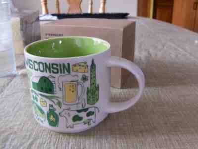 Starbucks Coffee - Been There Series Mug 2017 WISCONSIN Cup 14 oz NEW w/Box - Sold on eBay May, 11th 2019 for $12.00