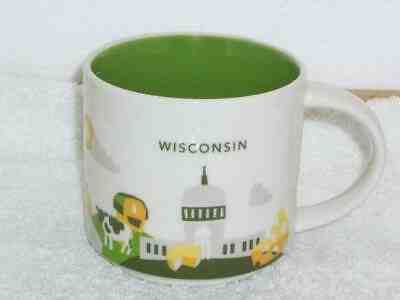 Starbucks ~WISCONSIN ~ 14 oz. Mug - You are Here Collection - 2015 - Sold on eBay Apr, 30th 2019 for $11.95