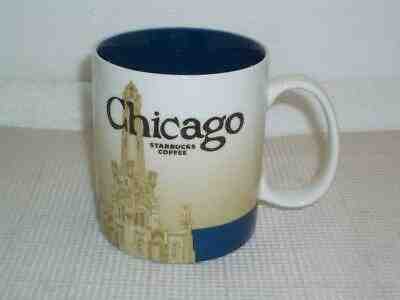 Starbucks ~CHICAGO~ 16oz Global Icon 2009 Collector's Mug - Sold on eBay May, 14th 2019 for $12.99