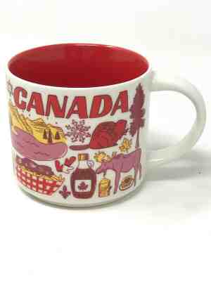 Starbucks CANADA Been There Series Across The Globe Collection 14oz Mug Coffee  - Sold on eBay May, 14th 2019 for $14.36
