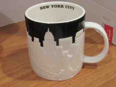 Starbucks New York City Mug Collector Series 2012 Taxi Cab Skyline Relief Cup - Sold on eBay May, 3rd 2019 for $12.99