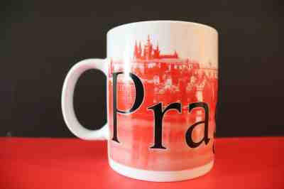 Starbucks Prague City Mug Collector Series Coffee 16oz Made by Rastal Orange - Sold on eBay May, 3rd 2019 for $35.00