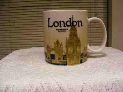 Starbucks London England City Mug Big Ben Skyline Blue 2012 Coffee Cup 16 oz - Sold on eBay May, 12th 2019 for $15.00
