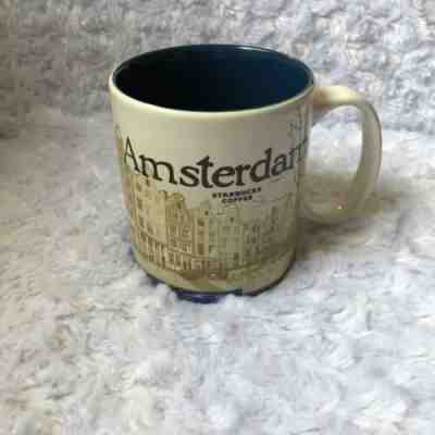 Starbucks City Mug 2015 Amsterdam Global Icon Collector Series Coffee Mug  - Sold on eBay May, 14th 2019 for $27.19