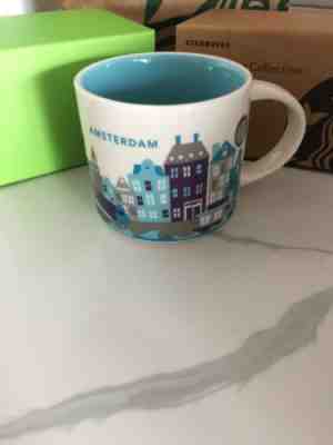 Starbucks Amsterdam YAH Mug Houses Canal Netherlands Coffee Cup You Are Here New - Sold on eBay May, 13th 2019 for $39.99