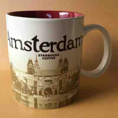 2015  STARBUCKS AMSTERDAM CITY MUGs 16 OZ   - Sold on eBay May, 2nd 2019 for $19.99