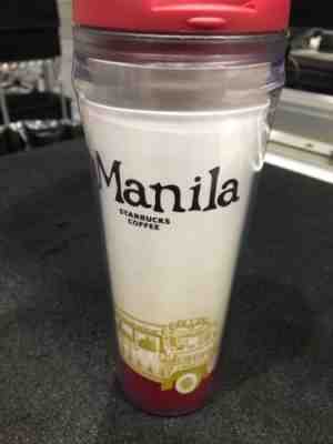 Starbucks MANILA CITY PHILIPPINES Jeepney TUMBLER 2008 12 oz GLOBE discontinued