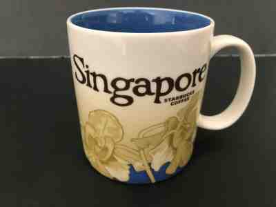 Starbucks Singapore Mug Global Icon City Series 16 oz Coffee Blue Collectible - Sold on eBay May, 13th 2019 for $49.99