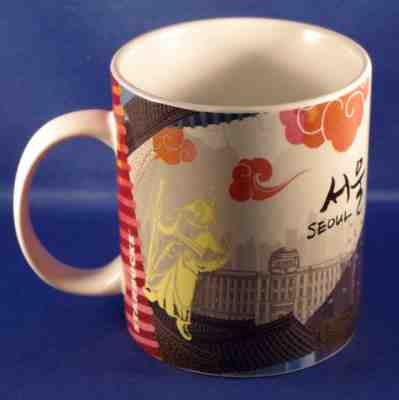 Starbucks Seoul Korea 2014 Gold Mug 16 Oz Limited Edition Mug Cup - Sold on eBay May, 14th 2019 for $18.48