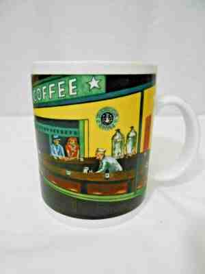 Vintage Starbucks Coffee Cup by Chaleur Nighthawks Diner Coffee Mug D. Burrows - Sold on eBay Apr, 14th 2019 for $4.50