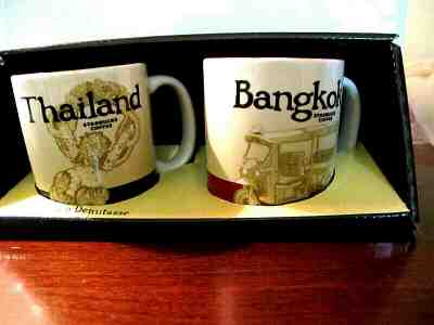 New in Box-Starbucks Bangkok & Thailand Demitasse Set   3fl oz - Sold on eBay Apr, 28th 2019 for $18.00