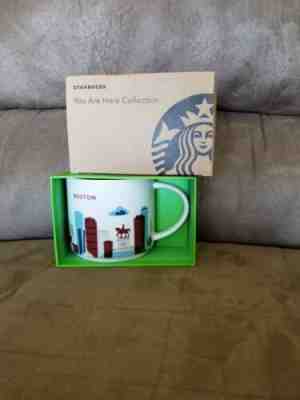 Starbucks Retired Boston Mug You Are Here Series YAH 14oz NEW in Box - Sold on eBay May, 15th 2019 for $24.50