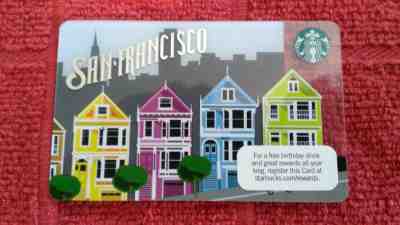 STARBUCKS San Francisco 2011 PAINTED LADIES Gift Card NEVER USED Hot Card! - Sold on eBay May, 13th 2019 for $19.50