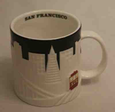 San Francisco 2012 Starbucks Collector Series Skyline Cable Car Coffee Cup Mug - Sold on eBay May, 12th 2019 for $29.99