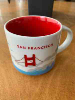 Starbucks SAN FRANCISCO Mug 2014 YOU ARE HERE Series Cup  - Sold on eBay May, 12th 2019 for $6.00