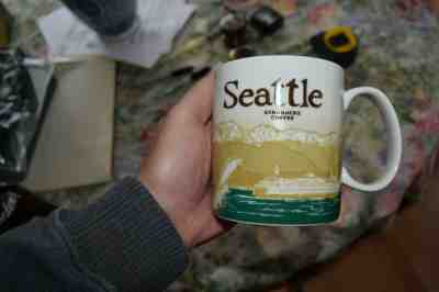 Starbucks 2011 SEATTLE Starbucks Hometown Coffee Mug 18oz. new - Sold on eBay May, 14th 2019 for $12.74