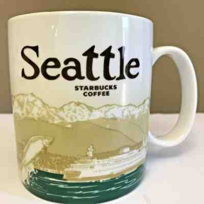 Starbucks 2009 Seattle Collector Series Mug 16 oz  - Sold on eBay May, 13th 2019 for $22.39