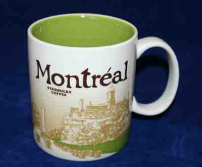 Starbucks Montreal Global Icon City Mug 2010 16 oz.Rare -Discontinued - Sold on eBay May, 11th 2019 for $36.00
