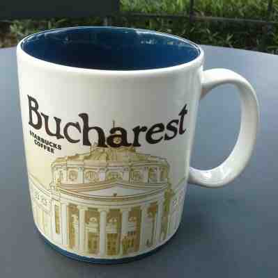 Original Starbucks City Mug 16 oz Bucharest Series 2016 Romania Discontinued - Sold on eBay Mar, 2nd 2019 for $35.00