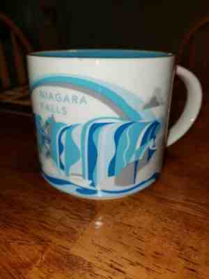  2013 Starbucks Niagara Falls NY Ceramic "You Are Here" Series 14 Oz Mug  - Sold on eBay May, 7th 2019 for $19.00