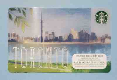 STARBUCKS CARD 2016 TORONTO CITY SERIES GIFT CARD #6136 MINT Lot of 10 - Sold on eBay May, 15th 2019 for $4.00