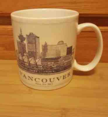 2006 STARBUCKS VANCOUVER B.C. CANADA CITY STATISTICS COFFEE CUP MUG 18 Ounces  - Sold on eBay Apr, 26th 2019 for $17.00