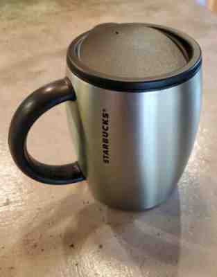 Starbucks 2013 Stainless Steel Light Green Barrel Mug, 16 oz. Nice! - Sold on eBay May, 15th 2019 for $29.99